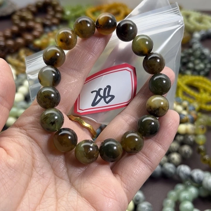 蛇纹石玉未镶嵌手链