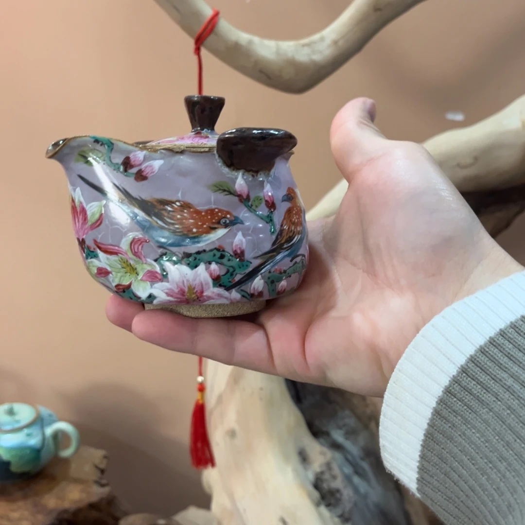 柴烧手工手绘陶瓷