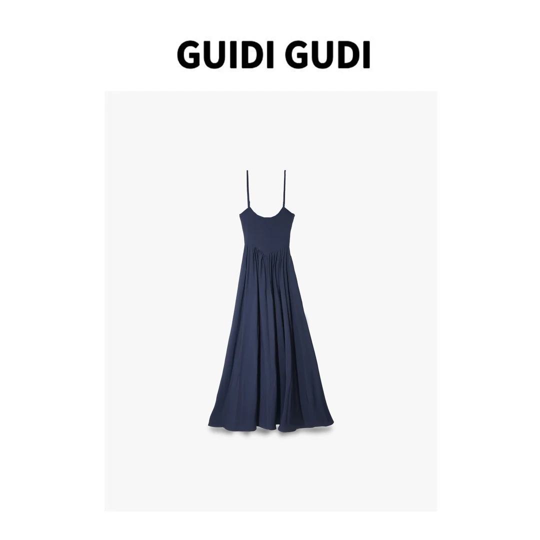 GUIDI GUDI【有所保留】休闲百搭时尚吊带连衣裙 L9510440H
