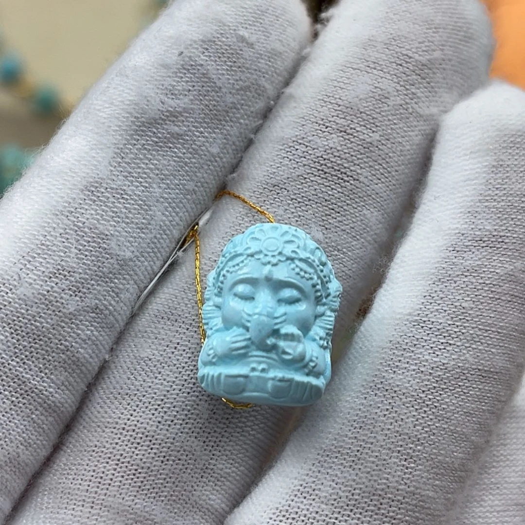 绿松石未镶嵌象神编号45