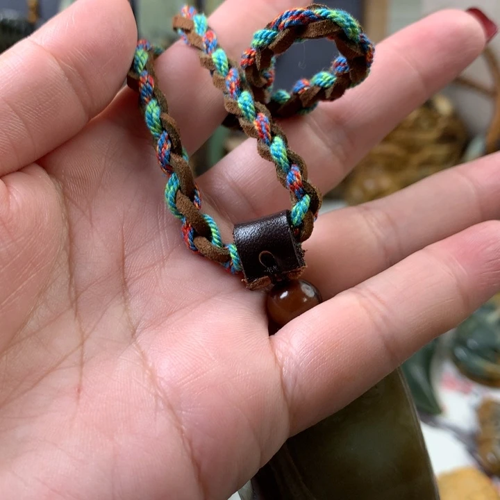 岫岩老玉（透闪石质玉）绳子未镶嵌ᝰ****