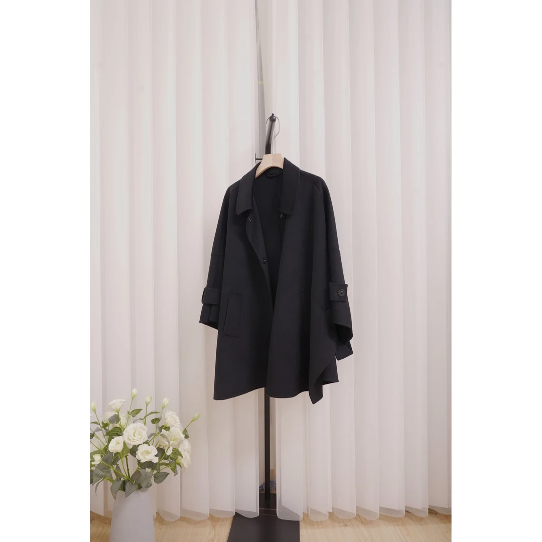 2025文哥工作室女秋季高定时尚设计气质大衣外套YZ-58035