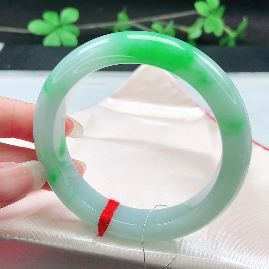 未镶嵌手镯翡翠57圈