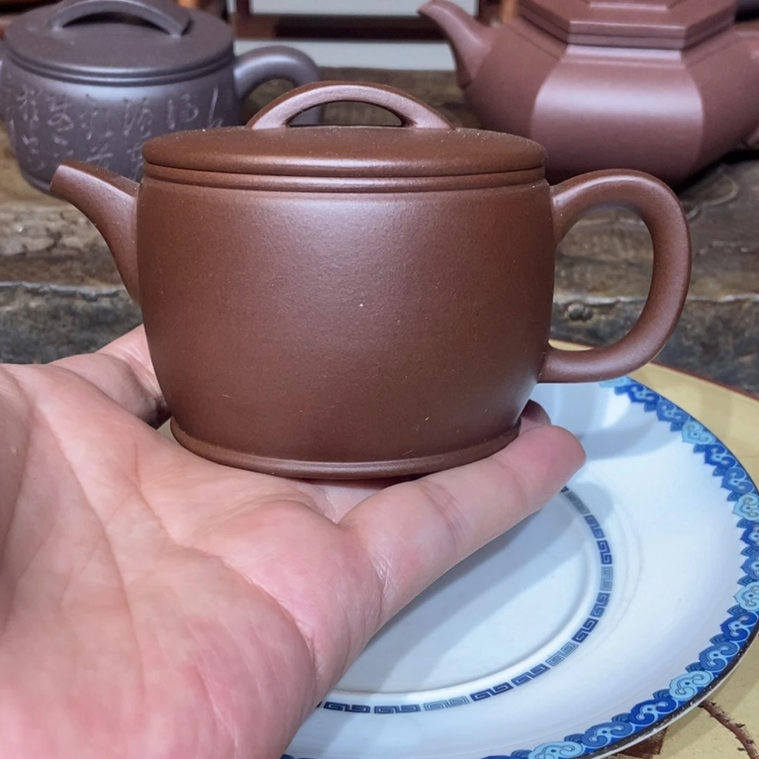 人***…茶壶紫砂全手180 容量宜兴紫砂壶