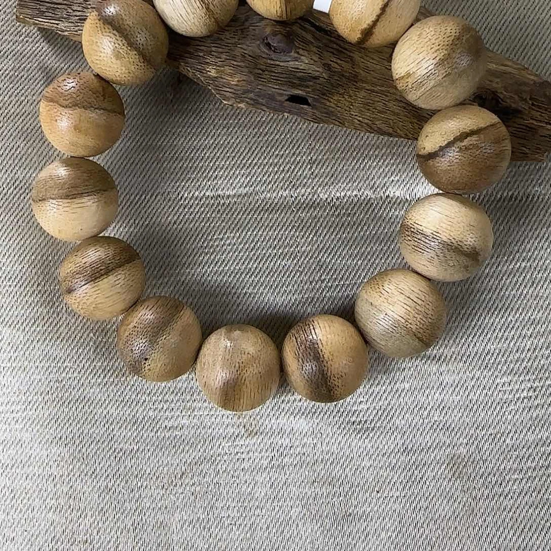 沉香沉香碎屑勾丝➕正区达拉干16圆珠单圈收藏级