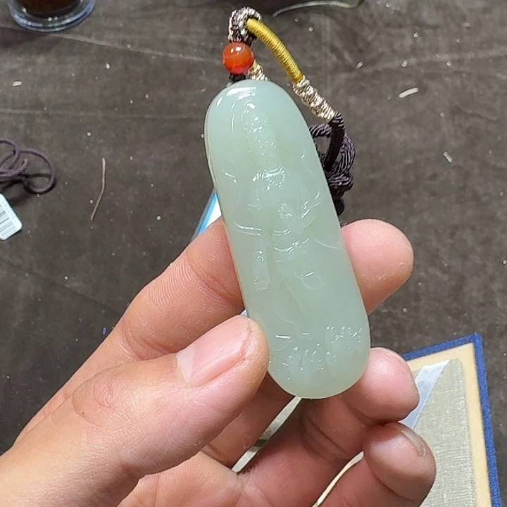 未镶嵌和田玉（糖玉）车挂