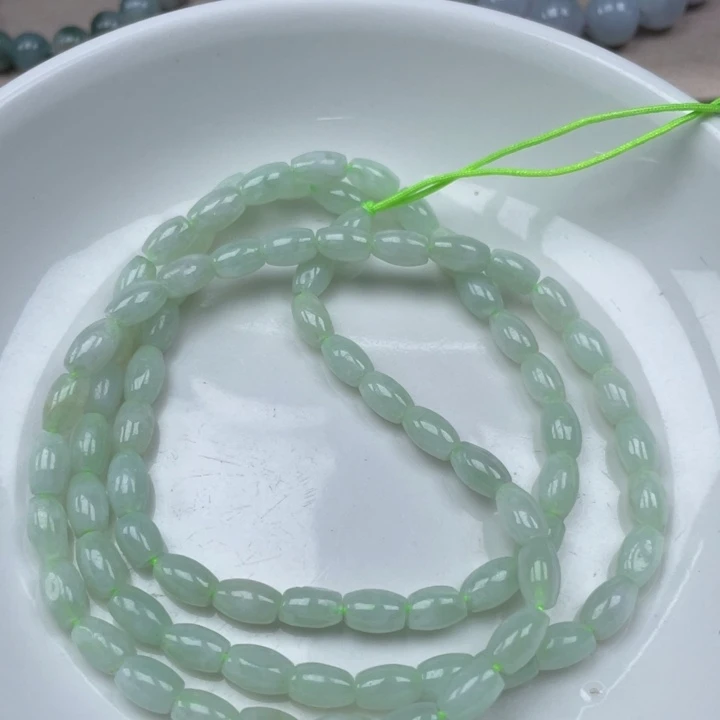 翡翠未镶嵌手链散珠多样性发自选80个