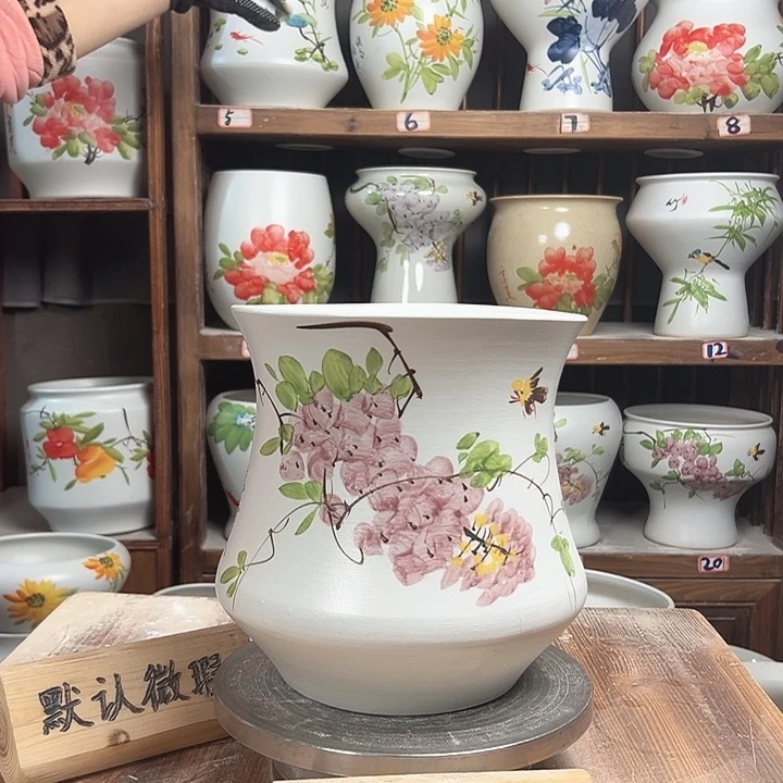 摆件小蛮腰紫藤新款陶瓷