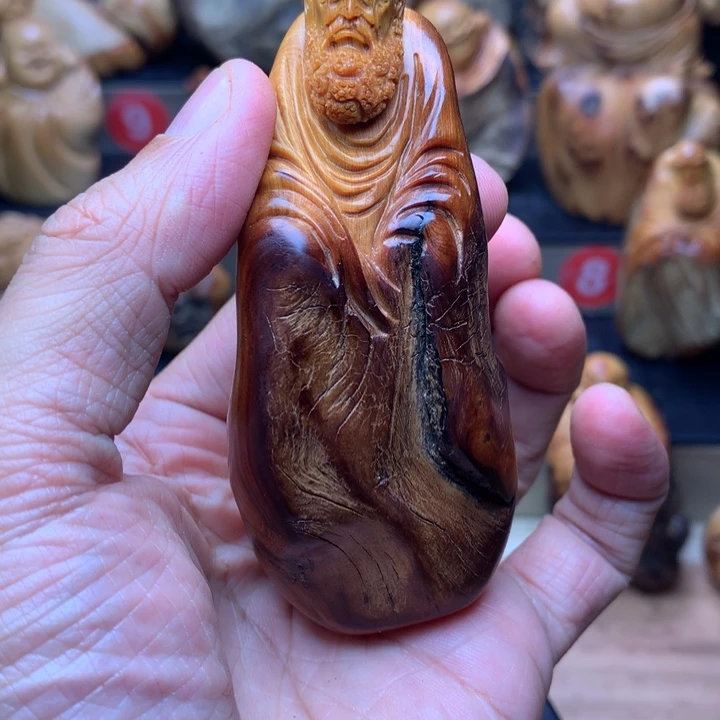 柏木（崖柏）崖柏陈化料手把件