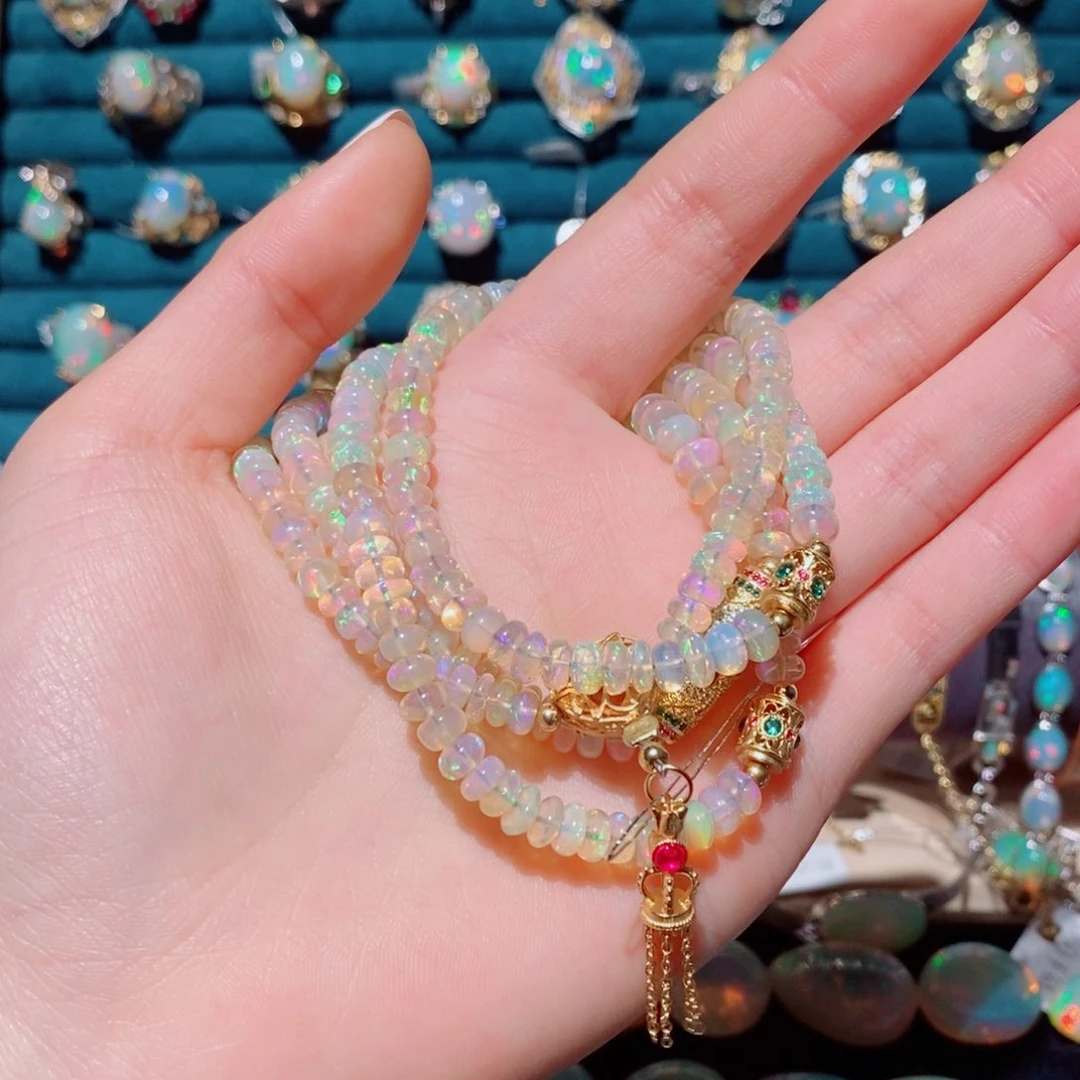 欧泊欧泊手链银S925镶嵌