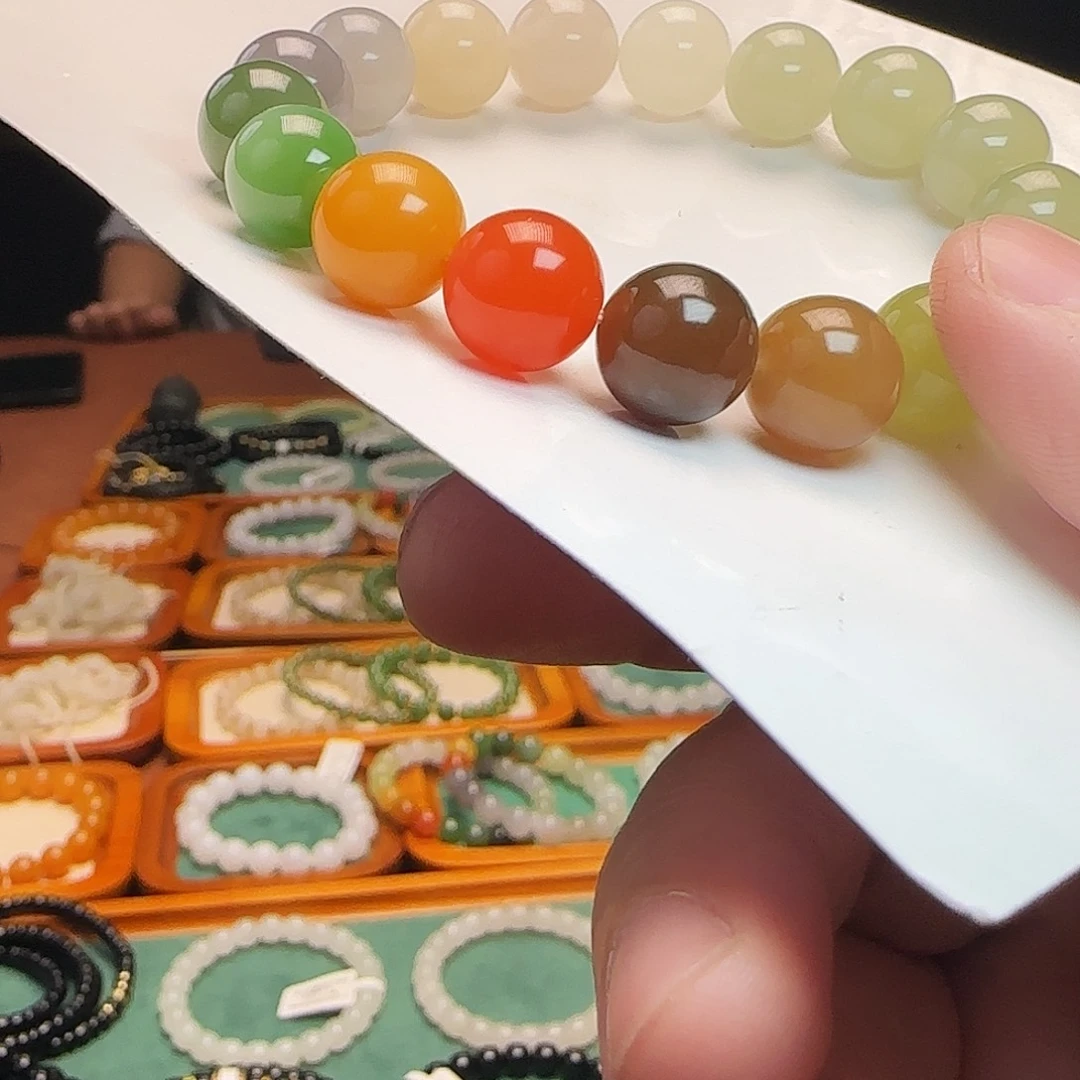 和田玉未镶嵌手链