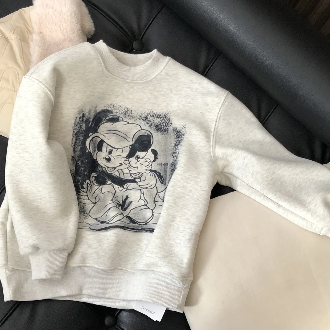 儿童加绒卫衣打底 24A430