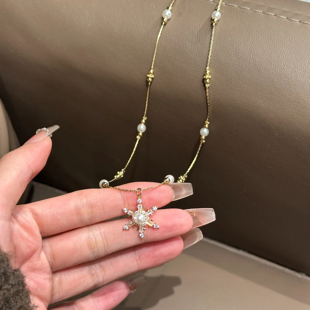 铜合金仿珍珠项链 CC11339  高定系列 项链  46+6CM