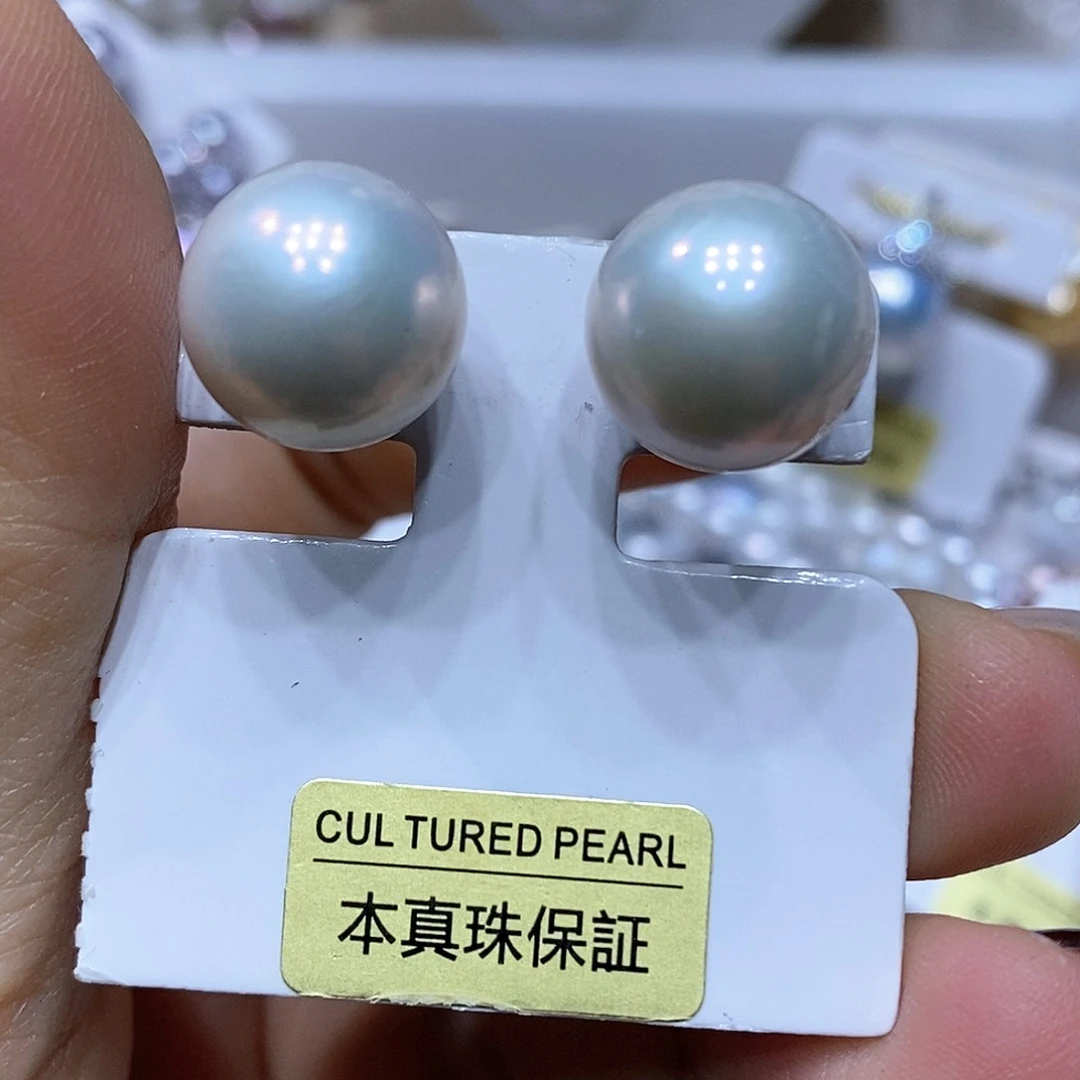 淡水珍珠吊坠银S925镶嵌