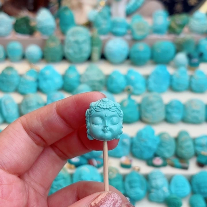 未镶嵌绿松石珠宝奇石