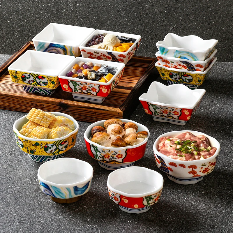 A5密胺餐具冰粉冰沙新式糖水甜品碗商用水果捞烧仙草汤圆豆花专用