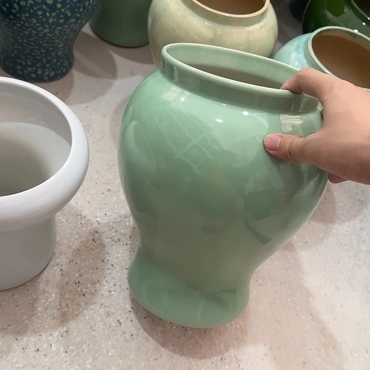 白泥花盆正品有孔