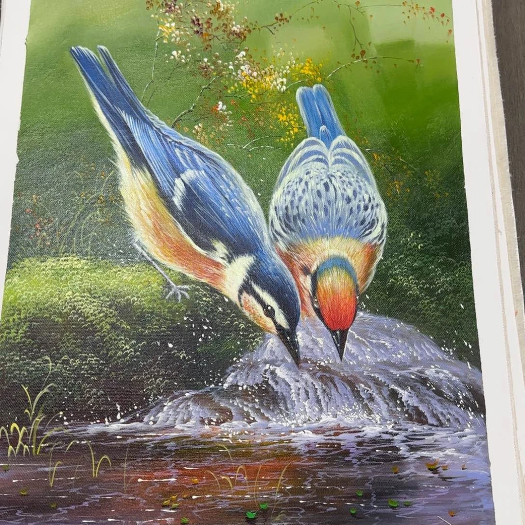 油画加油加油努力加油加油