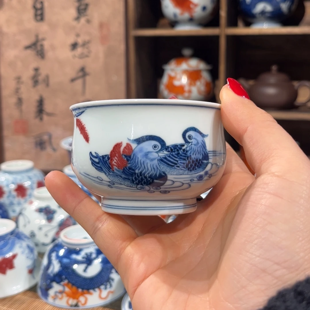 杯子陶景德镇陶瓷主人杯