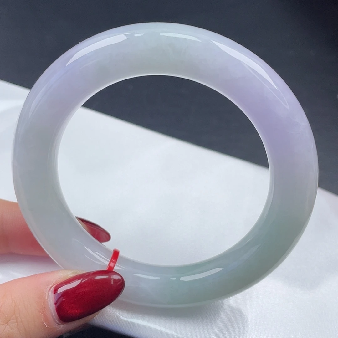 翡翠未镶嵌手镯56圈口