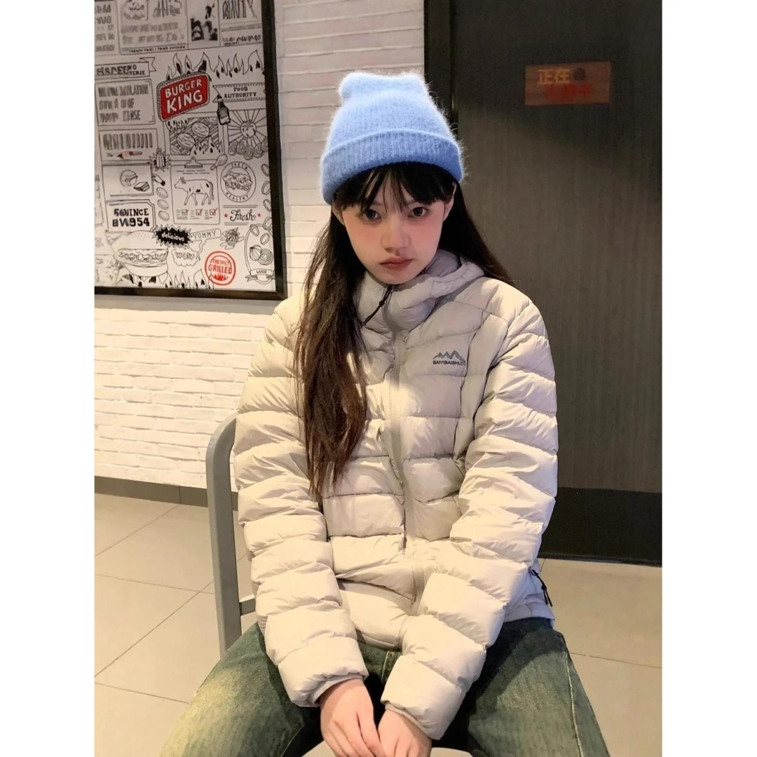 羽绒棉服女款2025新款冬季超好看韩系小棉袄轻薄夹棉棉衣外套