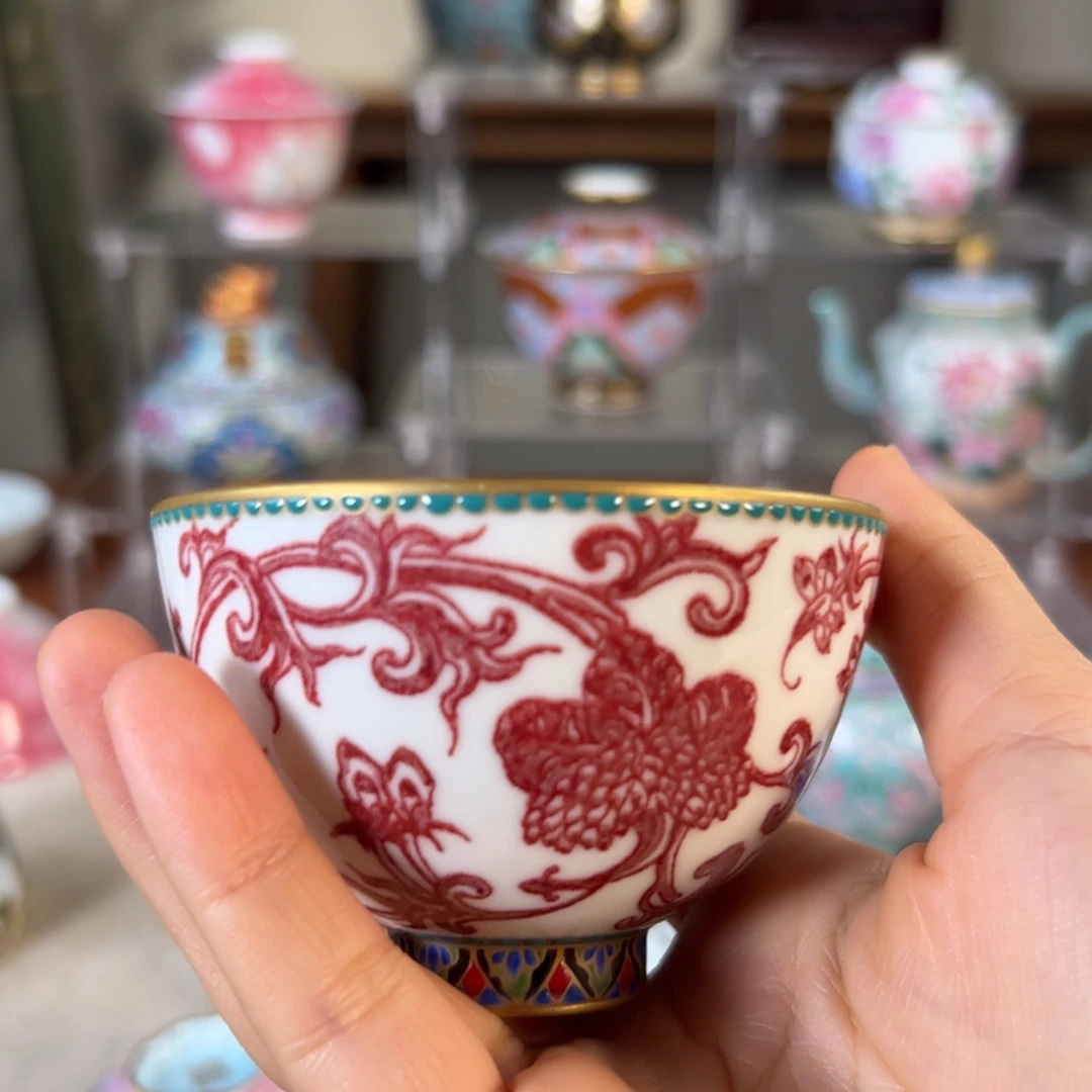 悠***在纯手工手绘 高端茶器