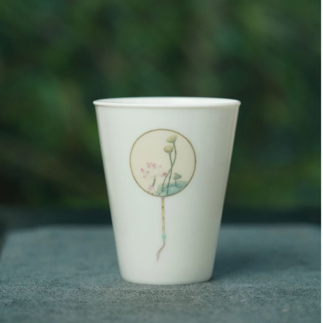 镇窑-夏荷手握杯