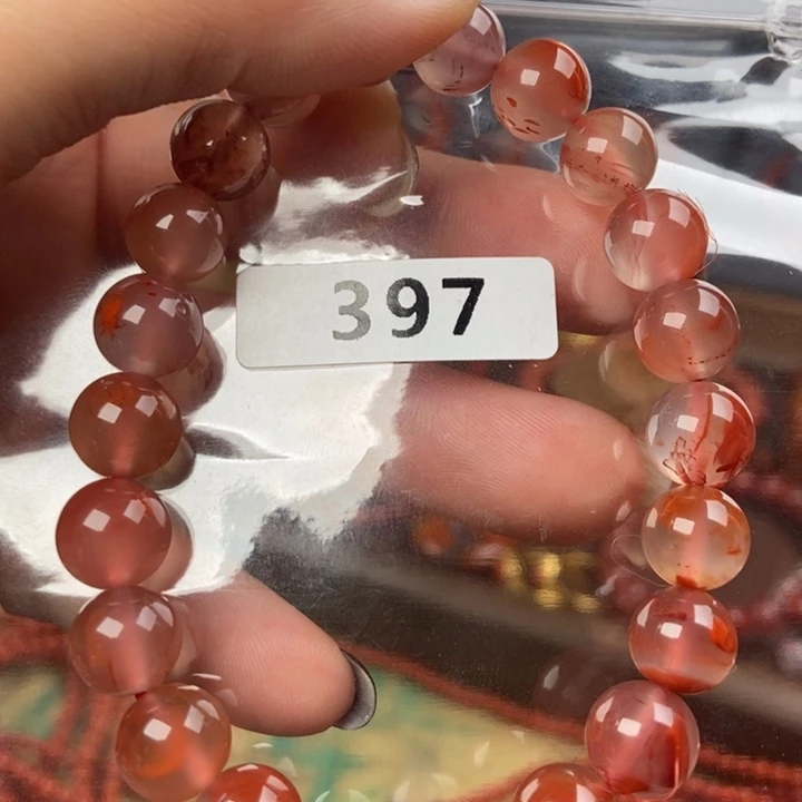 南红玛瑙合金手链