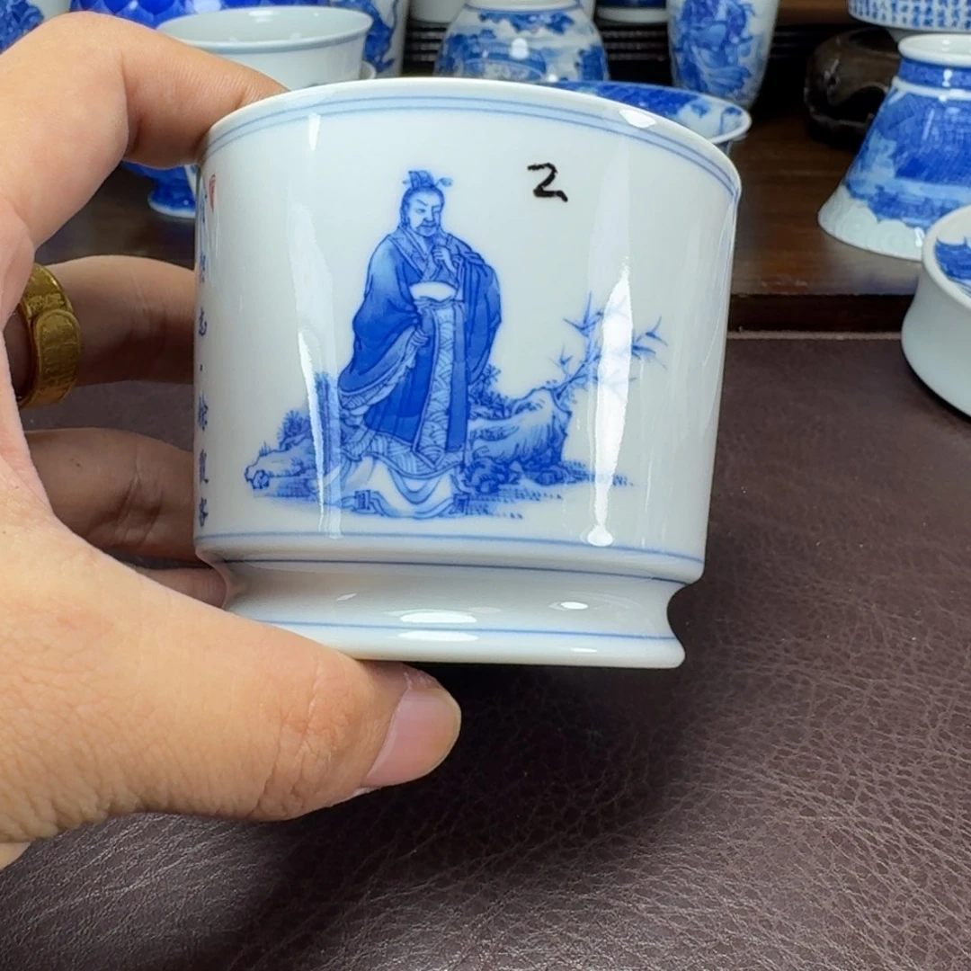 瓷片当代景德镇陶瓷手绘茶具