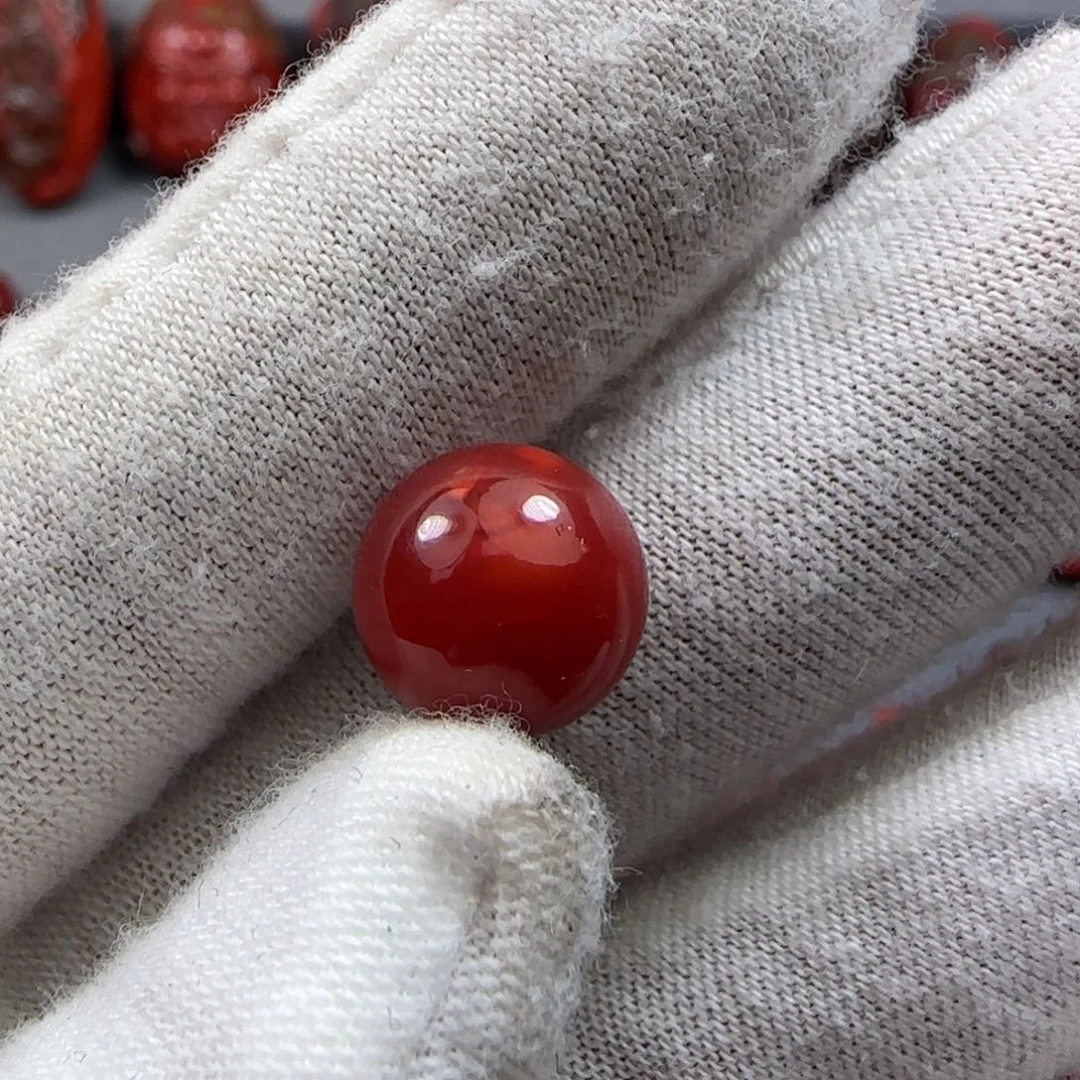 南红玛瑙珠子11未镶嵌