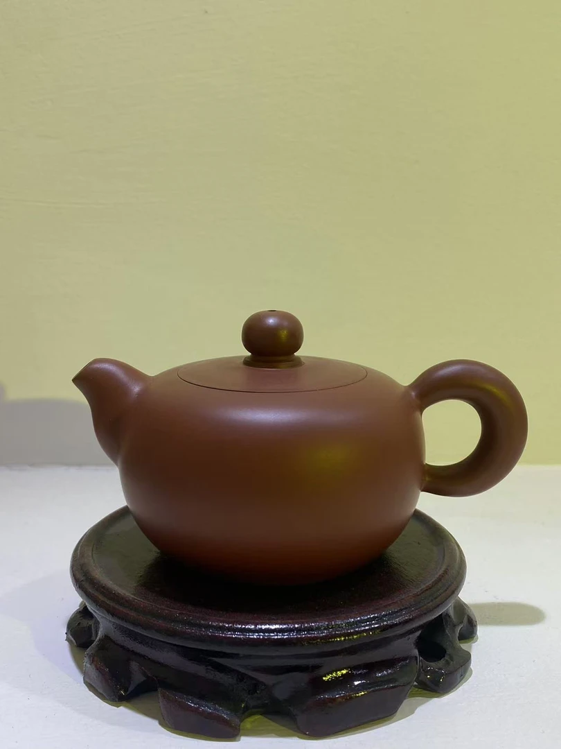 潮州手拉壶朱泥壶茶壶苹果壶140c