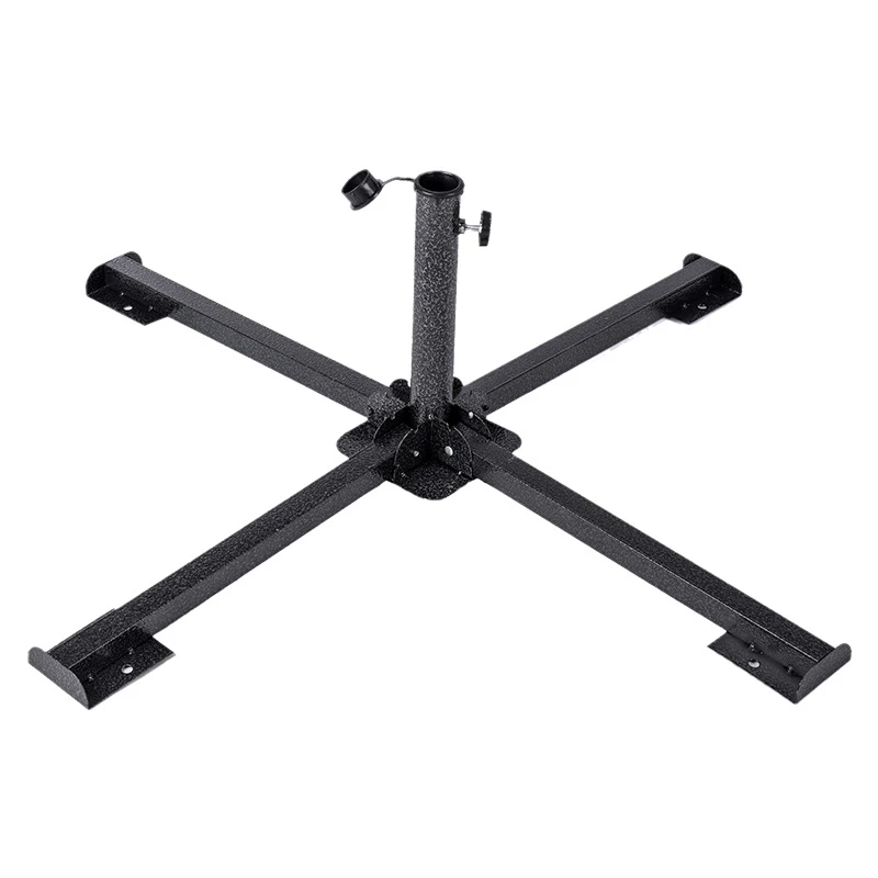 户外遮阳伞摆摊伞太阳伞底座广告伞底坐十字伞座折叠圣诞树底座