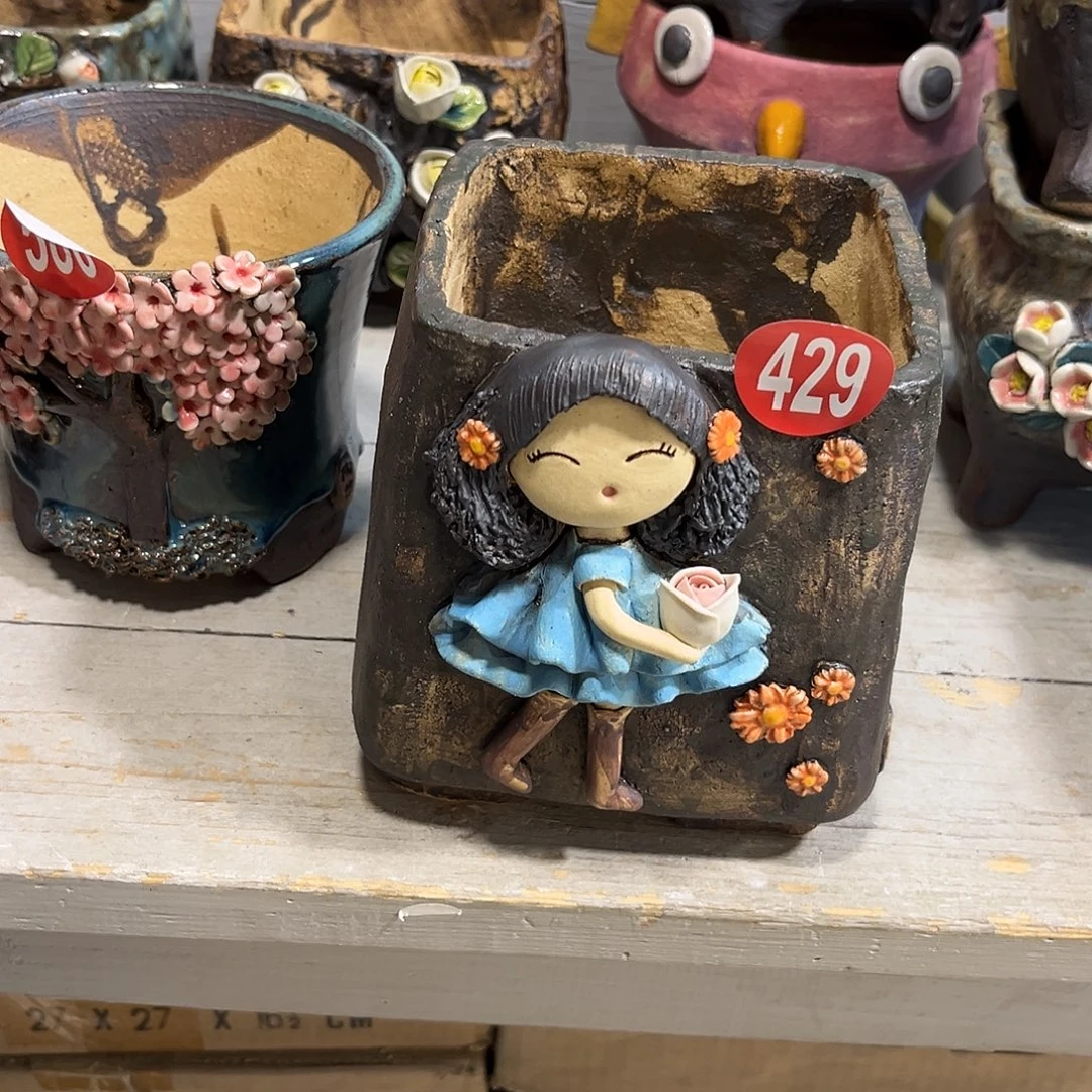 429 号陶然花器手工花盆