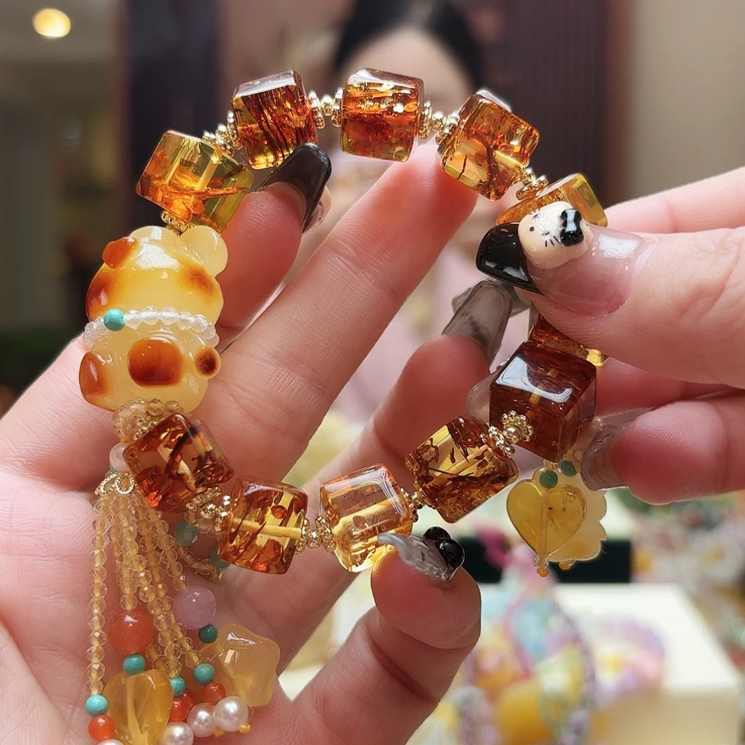 琥珀手链未镶嵌琥珀