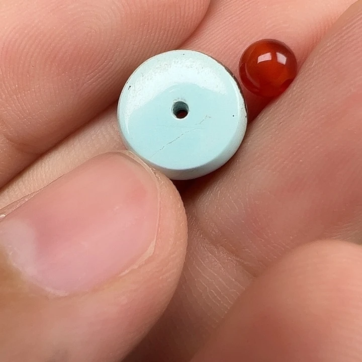 南红玛瑙未镶嵌配饰10.2瑕疵