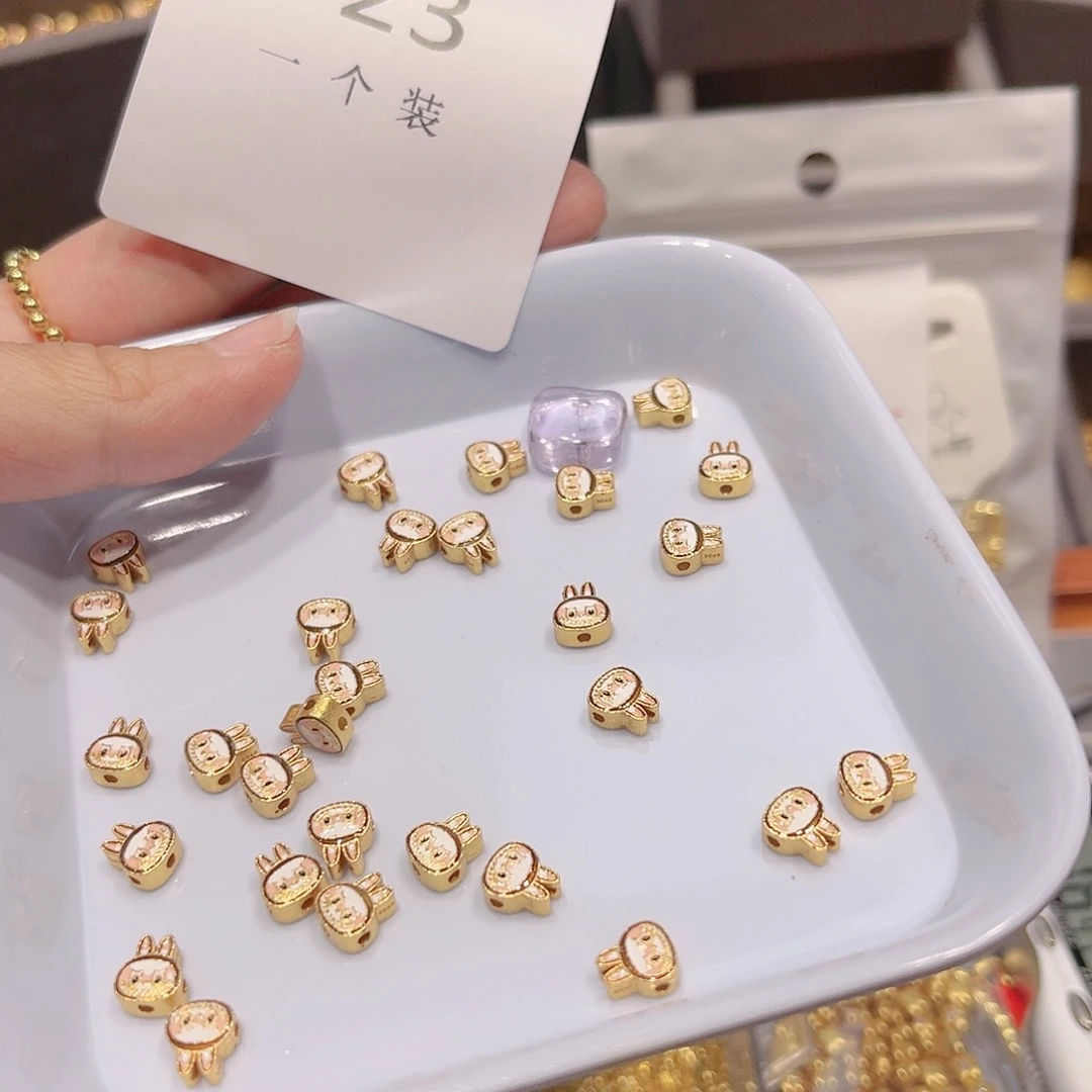 紫晶珠宝半成品银S925镀金镶嵌23
