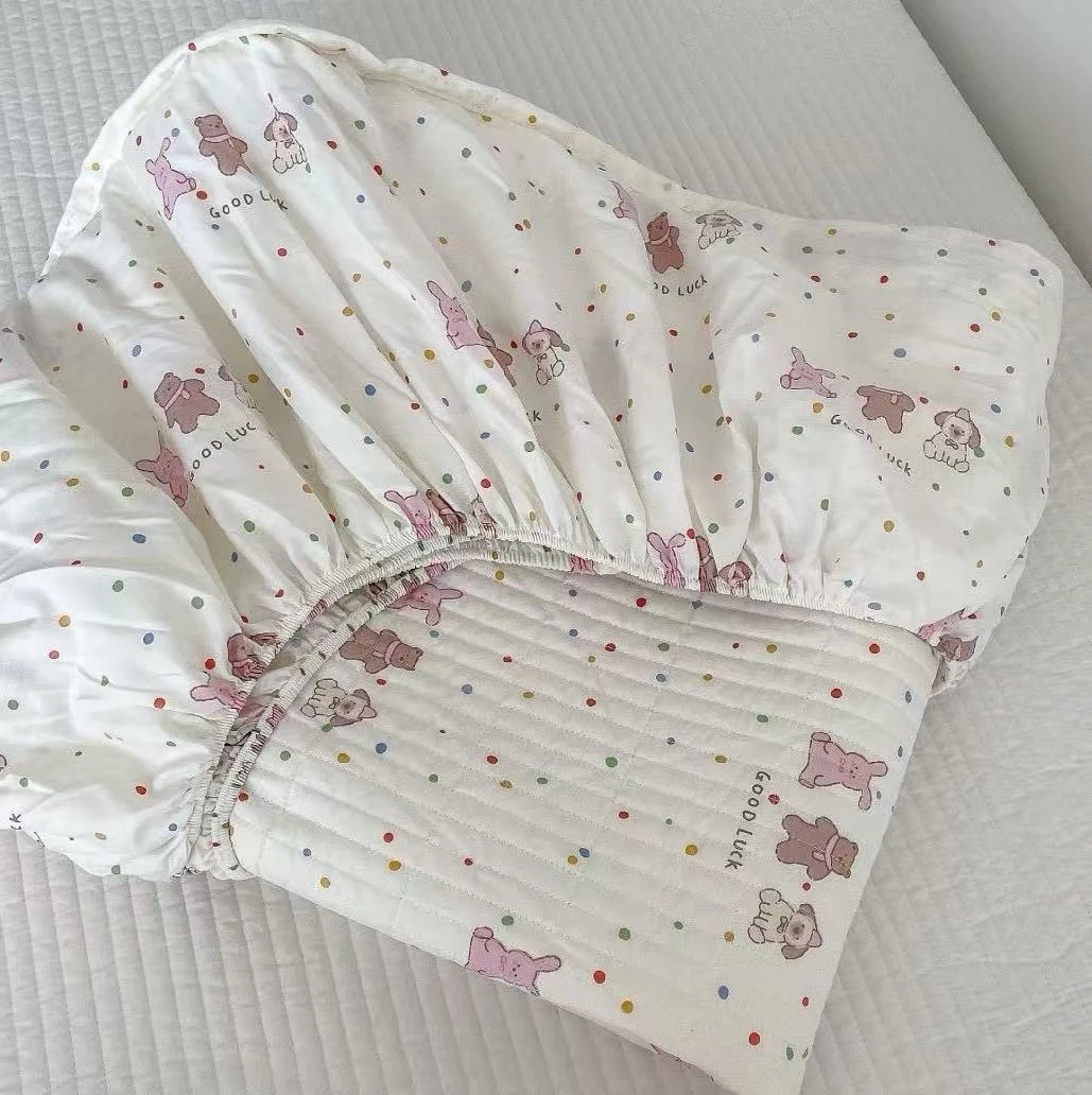 全棉加棉床笠180*200