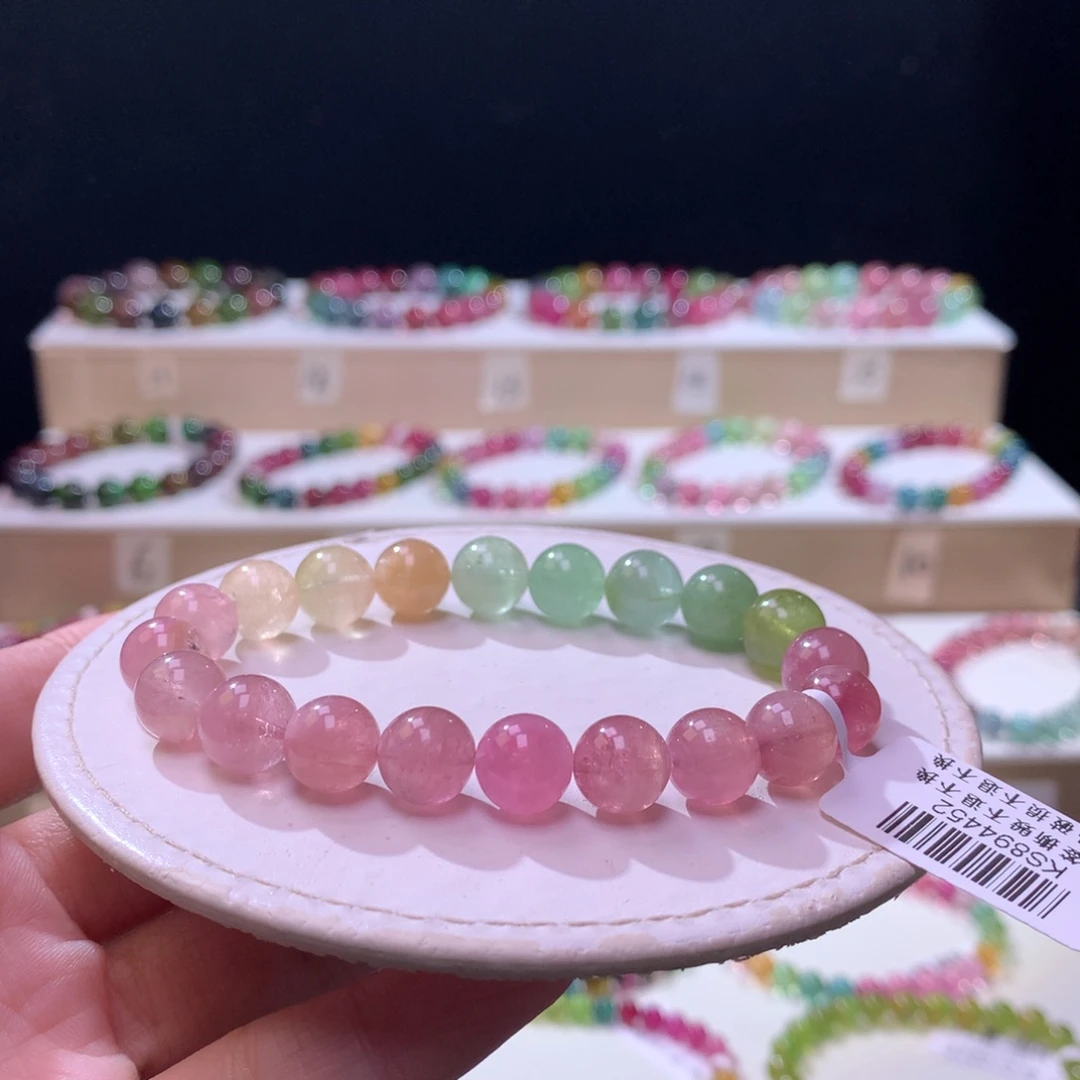 碧玺未镶嵌手链碧玺