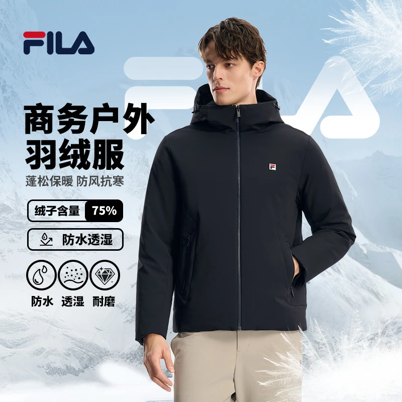 FILA斐乐年货节【防水透湿】羽绒服冬季商务户外保暖外衣F11M618907