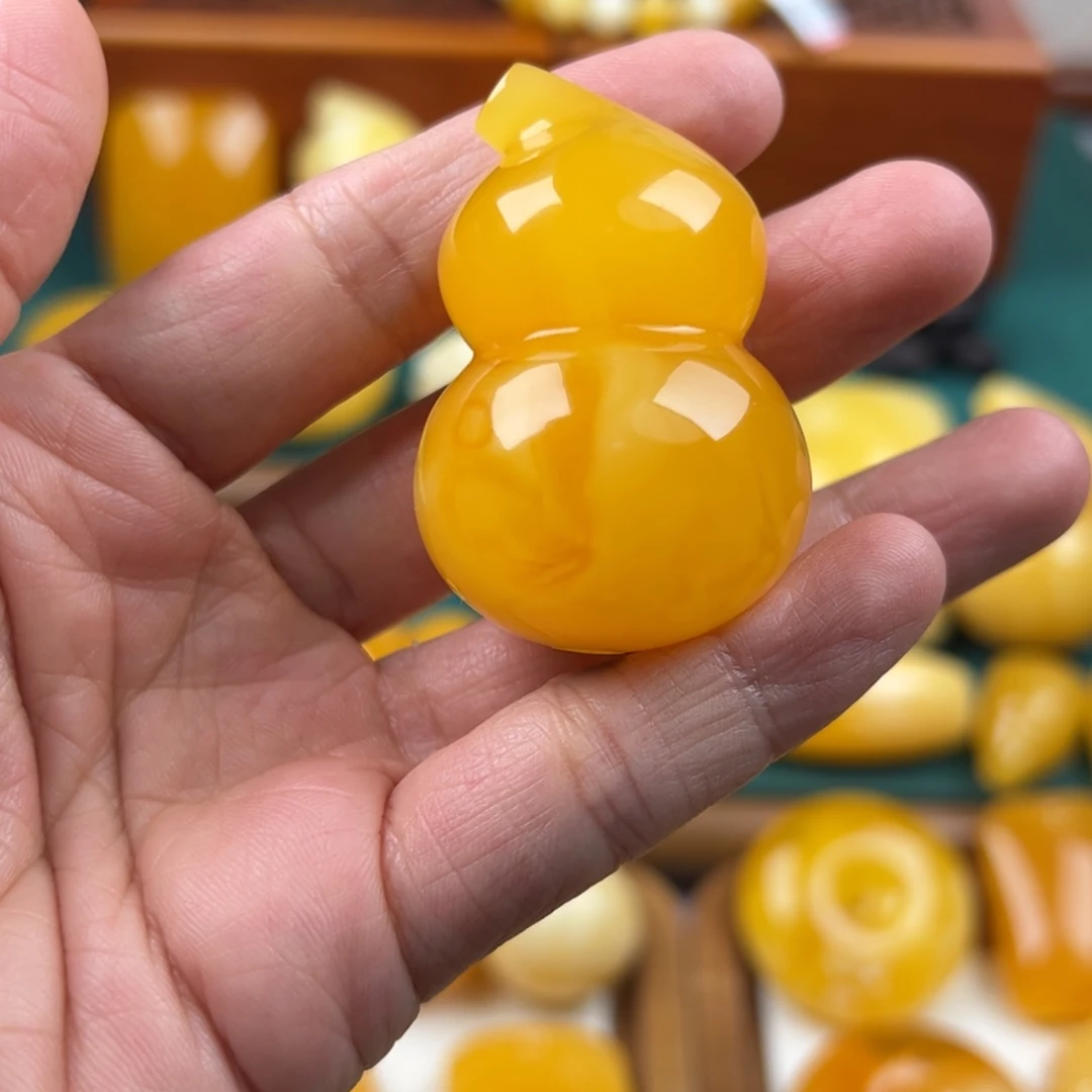 A***管琥珀未镶嵌颈饰纯天然琥珀蜜蜡无优化