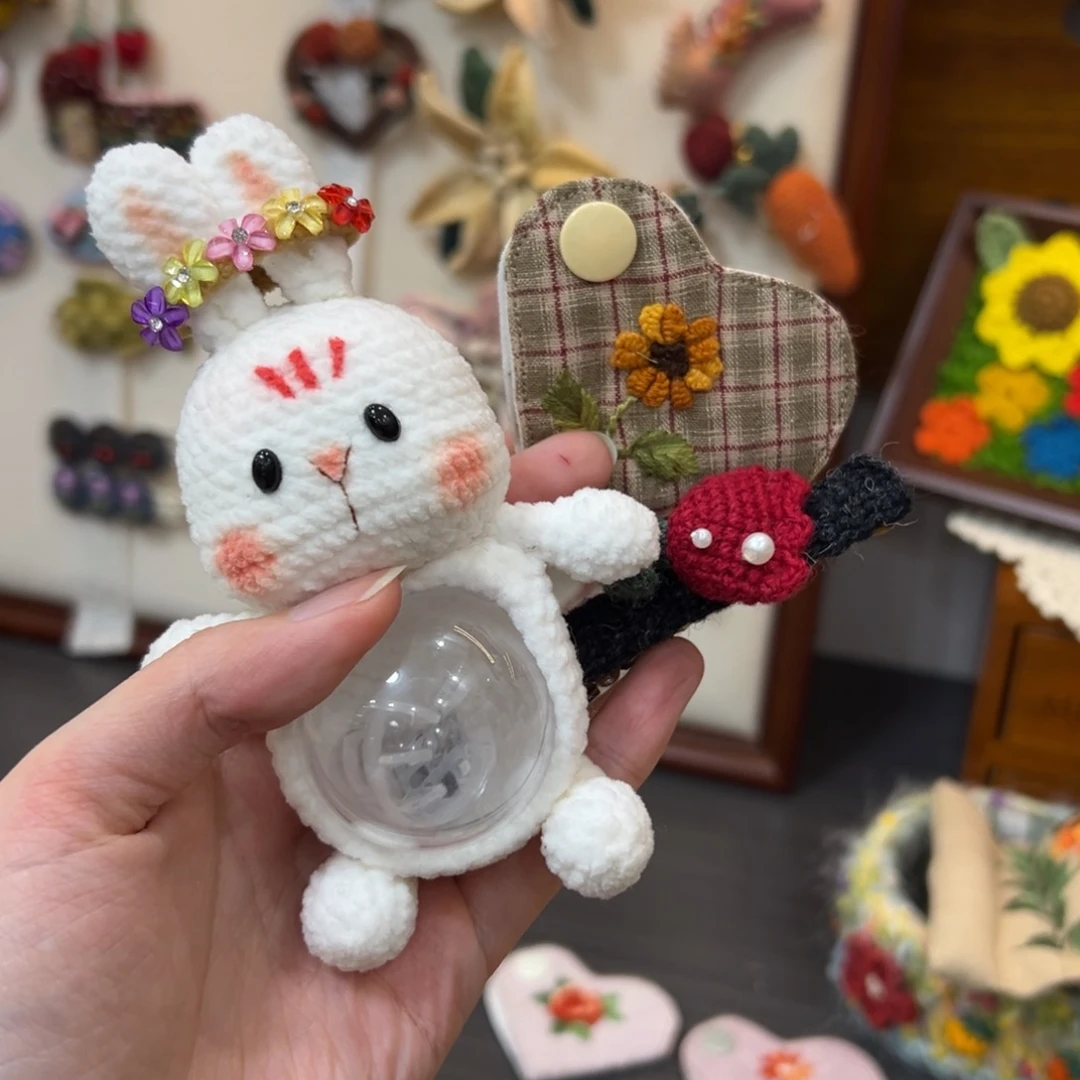 毛绒钩织刺绣手工包包玩偶居家用品