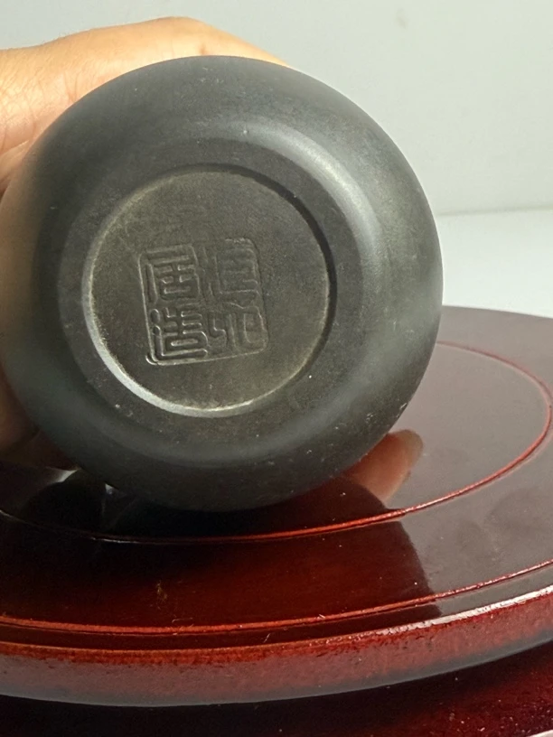 小枣器型锡罐，简约设计密封储存茶仓