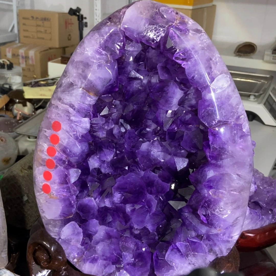 未镶嵌摆件紫晶水晶