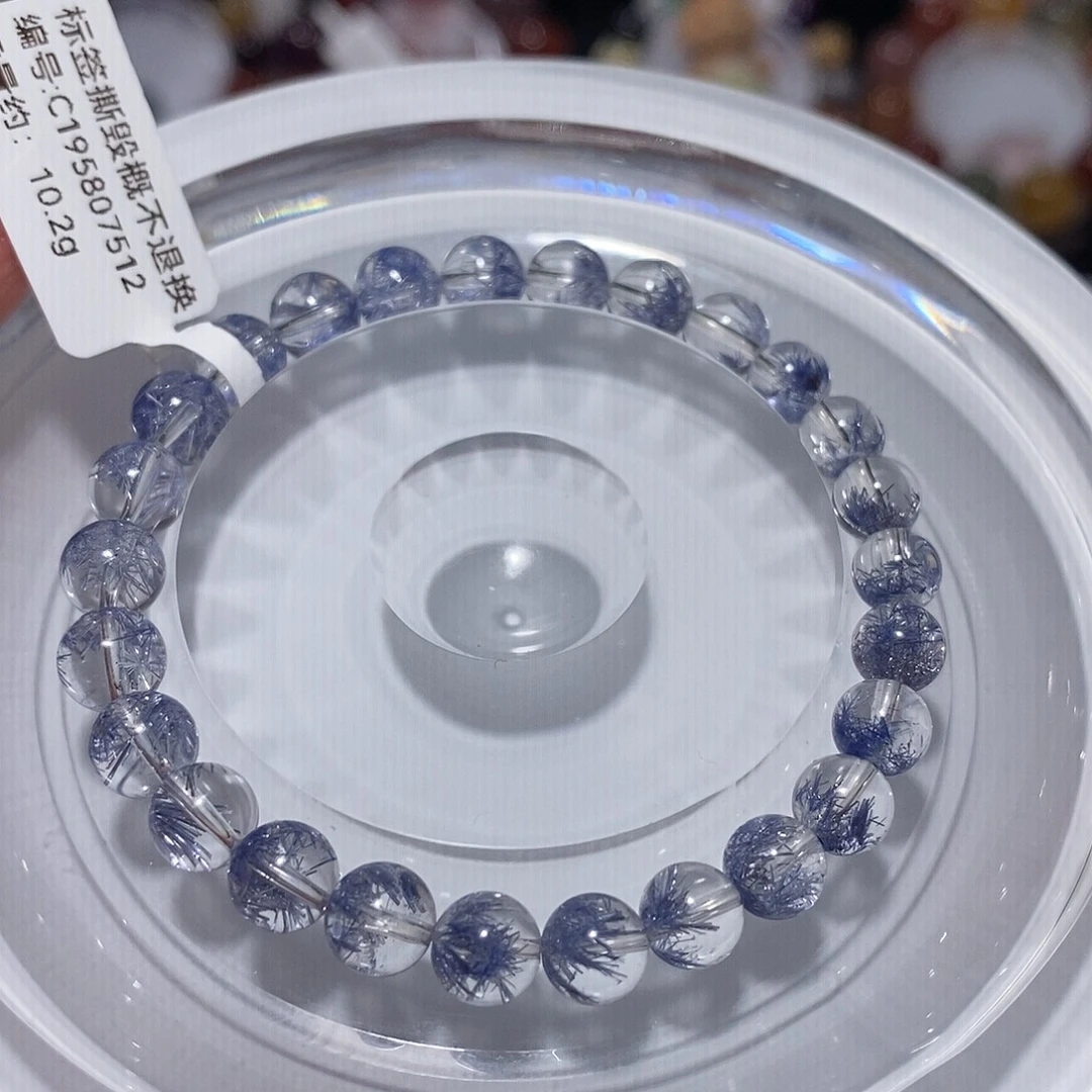 手链未镶嵌水晶F蓝发晶6.5