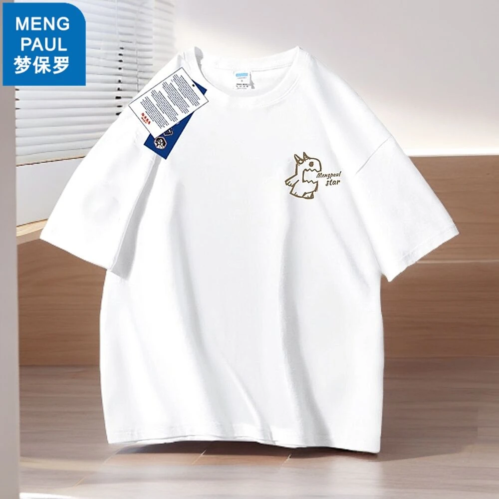 【源头工厂】2025年男士短袖T恤男款款美式短袖t恤男装舒适上衣服