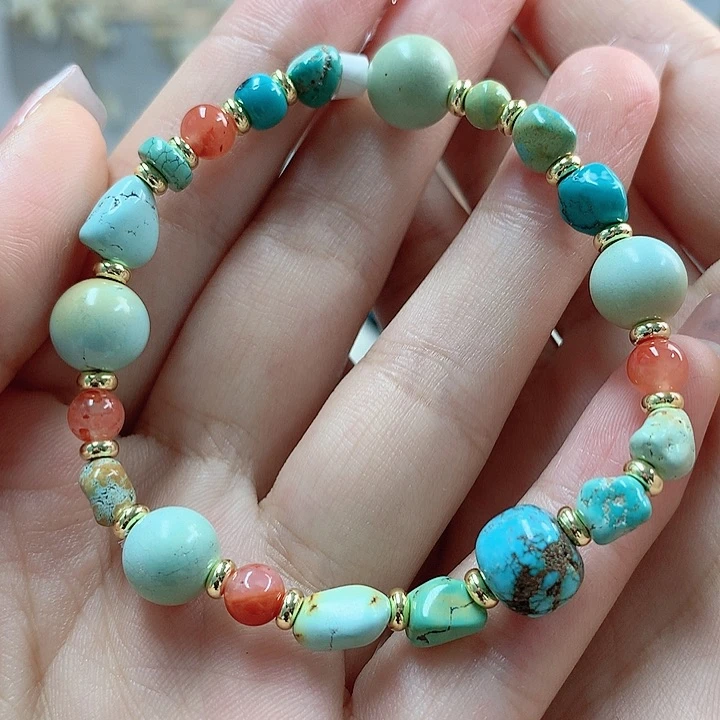 绿松石珠宝奇石未镶嵌