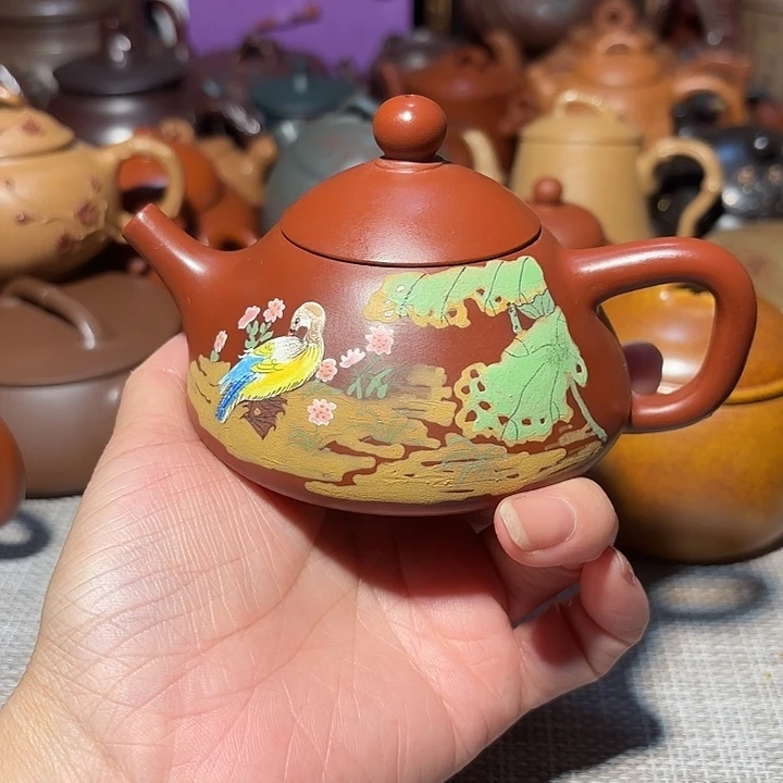 茶壶紫砂原矿宜兴紫砂150cc