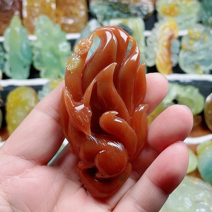 蛇纹石玉未镶嵌挂件