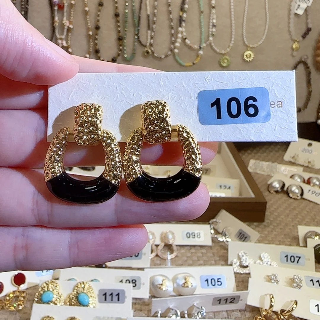 铜合金合金仿珍珠耳钉