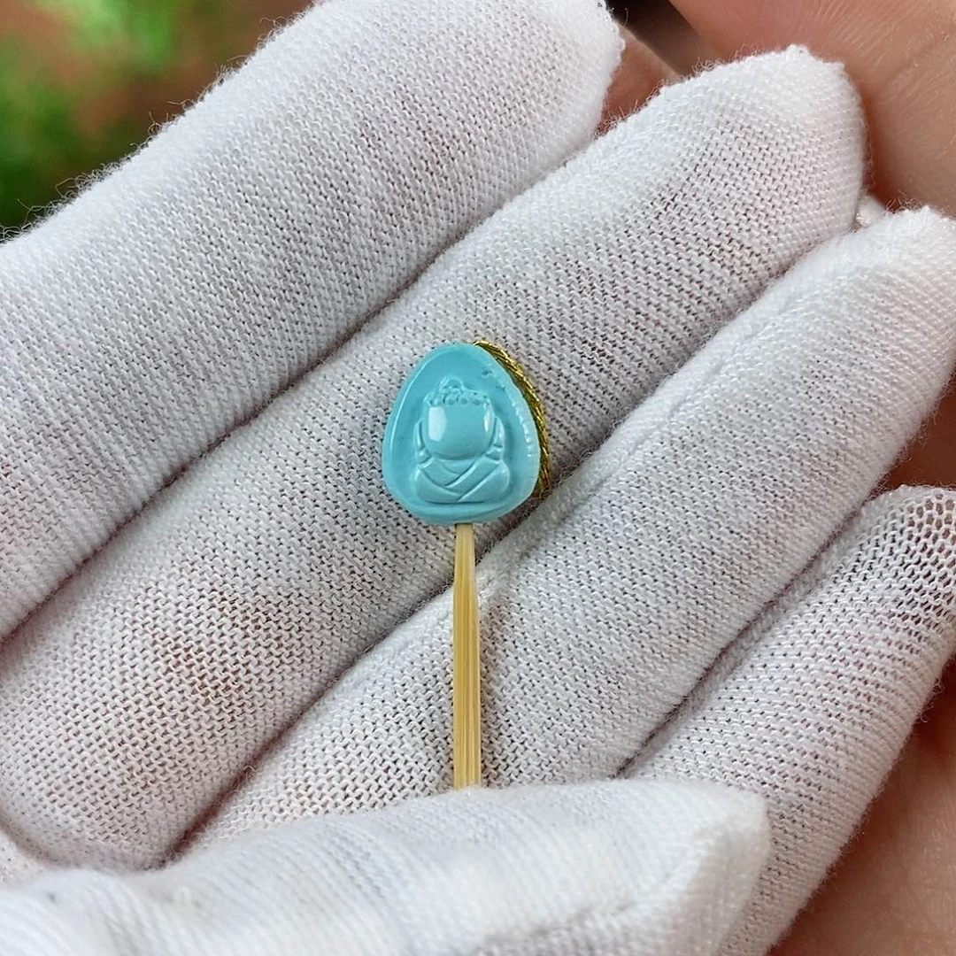 绿松石珠宝奇石未镶嵌